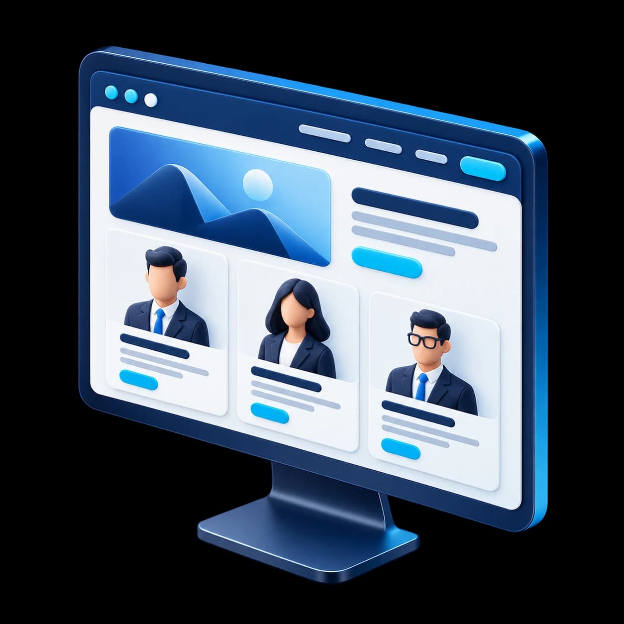Business & Corporate Websites for Johannesburg illustration