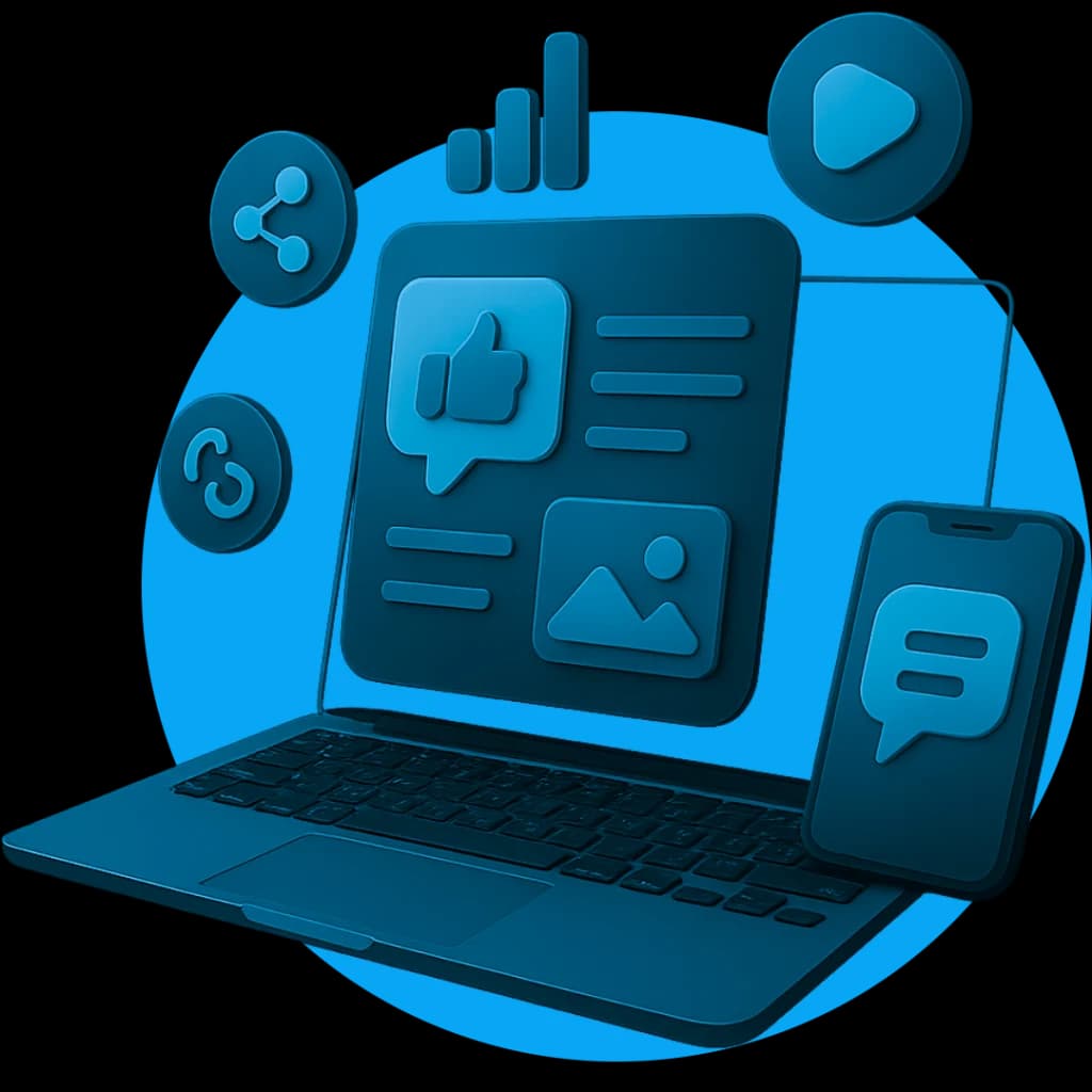 Social Media Marketing for Johannesburg illustration